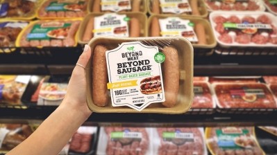 Beyond Sausage as well as the rest of Beyond Meats products can be found in the meat case next to its meat counterparts. Photo: Beyond Meat