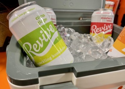 Revive Kombucha expands category with shelf-stable sparkling kombucha in cans