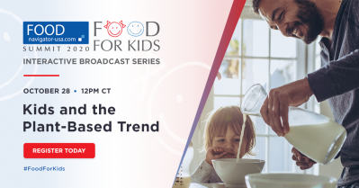 WEBINAR Oct 28: Kids and the plant-based trend