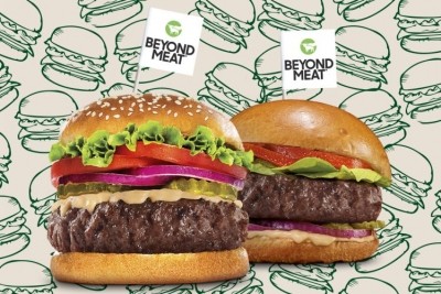Beyond Meat will unveil two new burgers in 2021, a regular and lean version of its flagship Beyond Burger (picture: Beyond Meat)