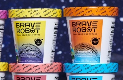 Brave Robot tastes and performs like regular ice cream, because it's made with real dairy, just not from cows, says The Urgent Company. Picture credit: The Urgent Company