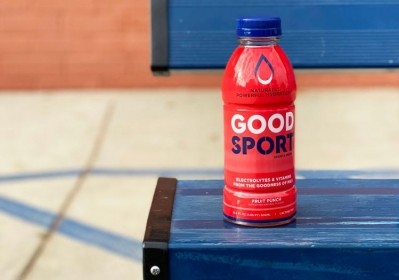 GoodSport: The 'goodness of milk' in a clear sports beverage... Picture credit: GoodSport