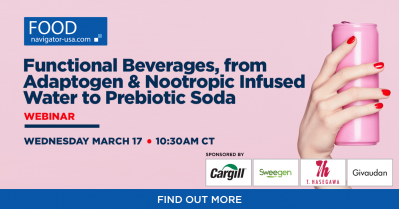 Register now: Free webinar Wednesday explores the future of the functional beverage market