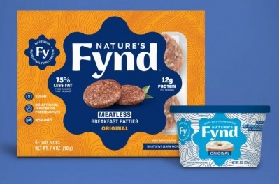 Nature’s Fynd recently tested the market with a limited edition launch of meatless​ breakfast patties​​ and dairy-free cream cheese. Picture: Nature's Fynd
