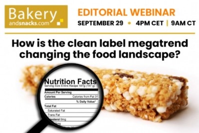 BakeryandSnacks.com webinar: How is the clean label megatrend changing the food landscape?