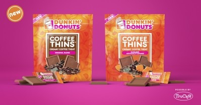 Edible coffee? Tierra Nueva rolls out Dunkin’ Coffee Thins at CVS stores nationwide