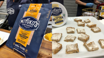 Miyoko's new cheese shreds and plant-based 'butters' are nut-free (picture: Elaine Watson)