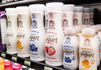 Califia Farms has achieved broad retail acceptance for its dairy-free probiotic yogurt drinks since launching less than seven months ago.