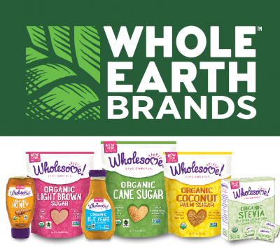 Whole Earth Brands acquires Wholesome Sweeteners in $180m deal