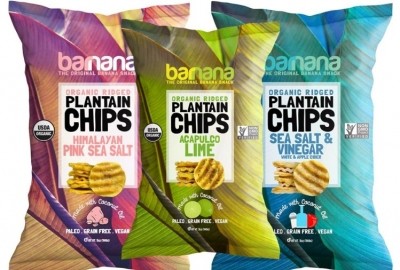 Barnana heads to the salty snacks aisle with organic ridged plantain chips