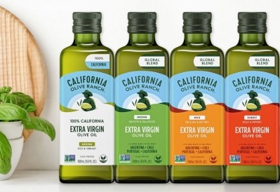 Left: 100% California olive oil; Right: The Global Blend range. Picture credit: California Olive Ranch