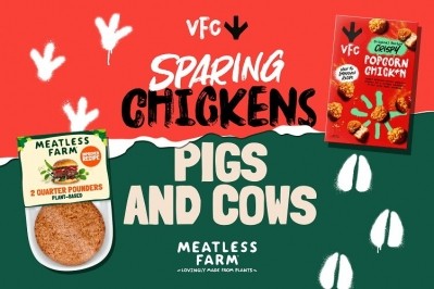 Today (21 June), vegan food company VFC Foods announced it is acquiring Meatless Farm and retaining the brand. Image source: VFC Foods