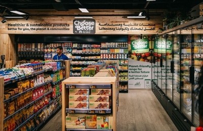 HowGood is tying up with retailer Carrefour in Dubai to roll out climate impact labels for 2,500 food items across five stores, including at COP28. Image source: HowGood