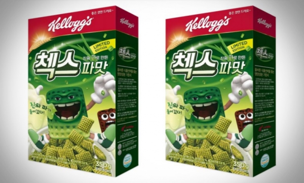 Kelloggs-Is-Releasing-A-Green-Onion-Flavored-Cereal-In-South-Korea