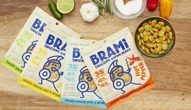 BRAMI lupini bean snack firm raises $1.5m in seed funding 