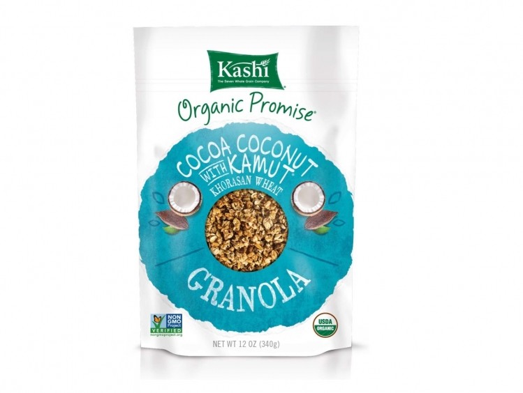 Kamut International CEO Trevor Blyth on Kashi's Cocoa Coconut Kamut Wheat Granola joining Target's exclusive Made To Matter collection: "This is a product that is definitely going more into the mainstream with organic and ancient grain products. I think it’s a great step in right direction." Photo courtesy of Kashi.