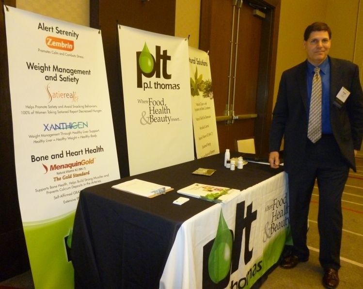 PLThomas was promoting Satiereal at the recent IFT Wellness 2012 conference