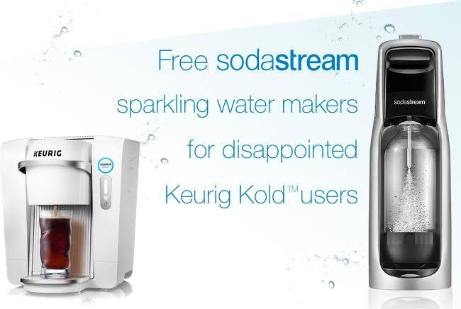 SodaStream snatches Keurig Kold users with promo