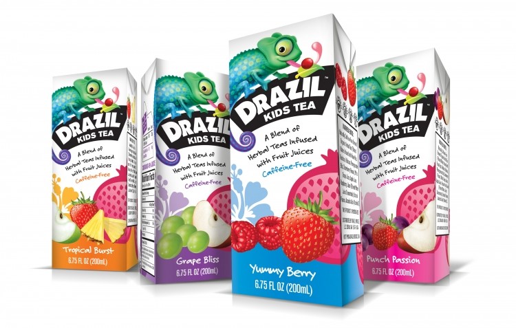 Drazil CEO Christine Wheeler on positioning the product as a tea, not a juice: “Kids around the world are drinking tea. It may not be as popular in the US, but it’s been making a comeback in the last five years.”