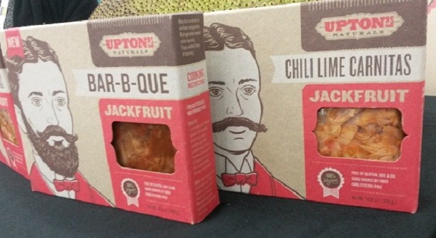 Upton's Naturals launches a line of marinated jackfruit for easy meatless main dishes.
