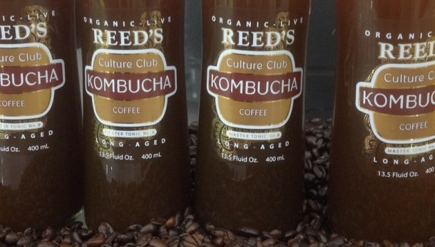 Kombucha is typically made by fermenting tea with a mixture of live bacteria and yeast, so using brewed organic coffee as a base brings something new to the category, says Reed's