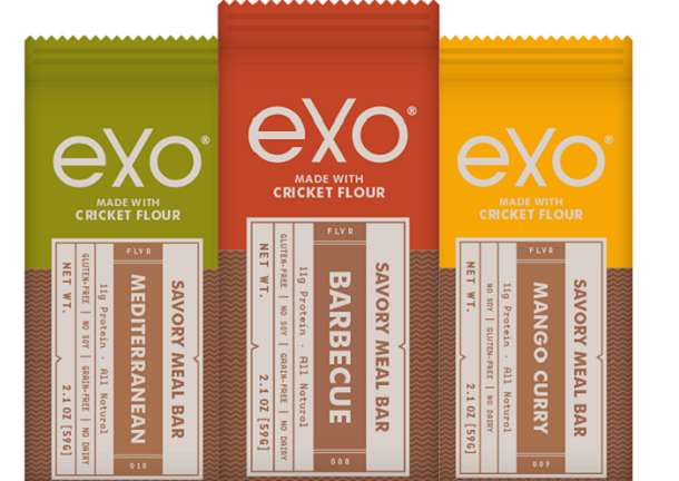 Exo launchs savory insect-based nutrition bars