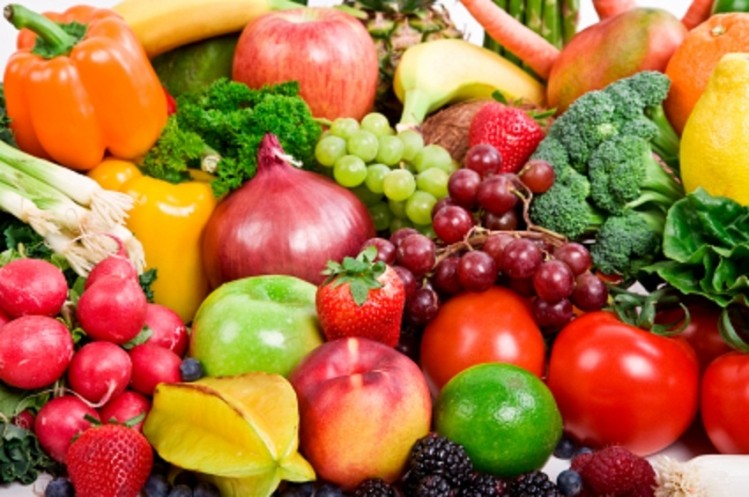 Fruits and vegetables were among the most frequently named food categories