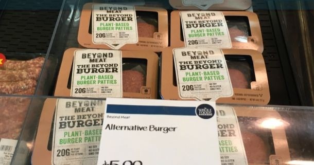 The Beyond Burger on sale at Whole Foods