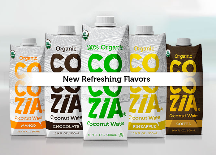 Organic coconut water brand COCOZIA extends distribution