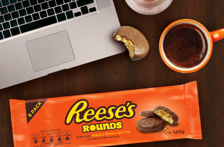 Peanut butter biscuits Reese's Rounds enters UK grocery retail later this month