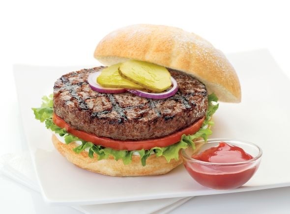 Where's the beef?  (Who needs it when you can get such an awesome veggie burger?) Picture: Garden Protein (Gardein)