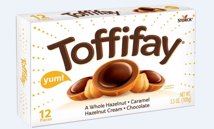White packaging rebrand sees Toffifay enter untapped affordable luxury segment in the US. Photo: Storck