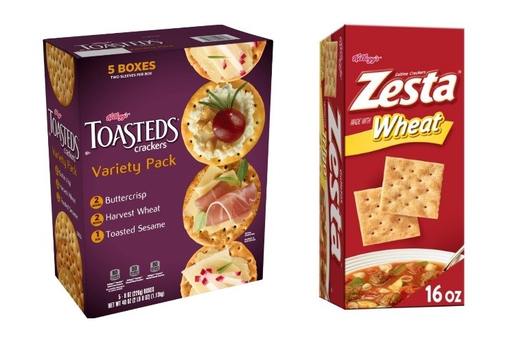 The production of Kellogg's Zesta and Toasteds (crackers) is moving to Jackson, Tennessee. Pic: Kellogg Company