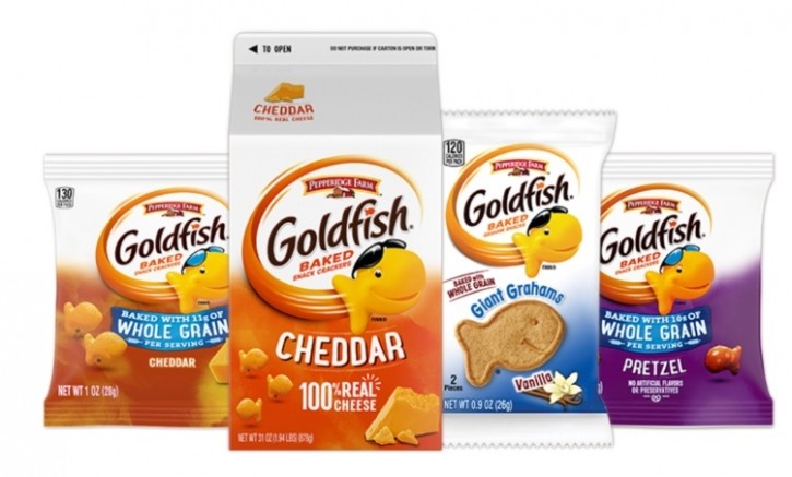 Goldfish crackers are the largest driver of growth for the entire cracker category. Pic: Campbell Snacks