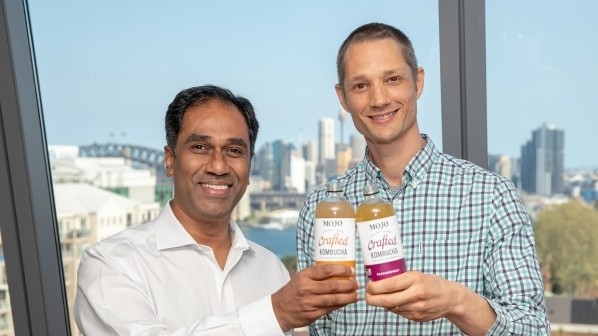 Vamsi Mohan, Coca-Cola Australia; and Anthony Crabb, co-founder and CEO, Organic & Raw