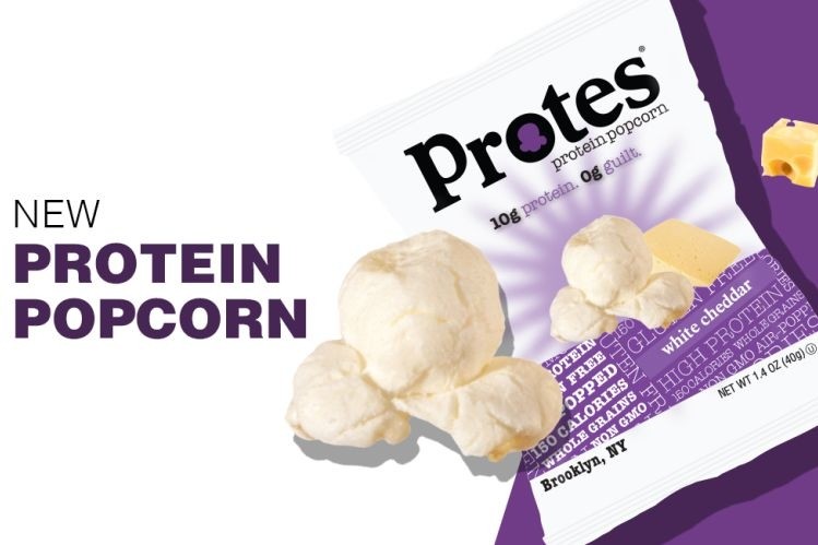 Protes unveils protein popcorn:  We’re the first ones to bring function to the category