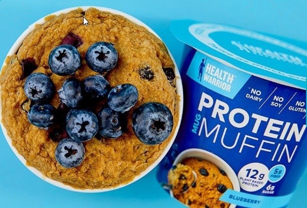 Health Warrior’s Mug Muffin & protein powder help shoppers start the day healthier options
