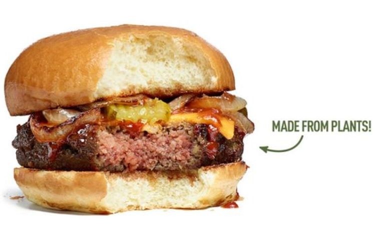 The Impossible Burger contains heme made from a genetically engineered strain of yeast, whereas Triton Algae Innovations is developing a Non GMO source. Picture: Impossible Foods