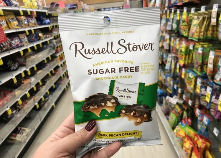 The new design system follows the overall master brand with color and typography, but with a clean, white background and a simple ribbon to draw the distinction between the core line and sugar-free, said Russell Stover. 