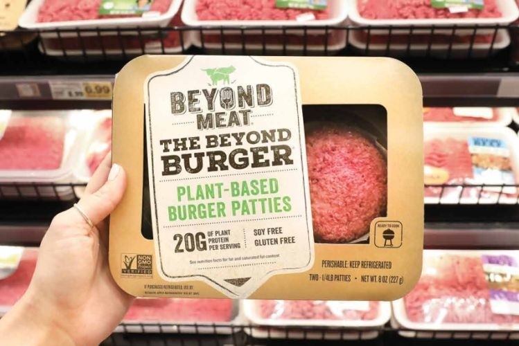 Sales at Beyond Meat surged 287% to $67.3m in Q2, with full-year sales predicted to top $240m.  Picture: Beyond Meat