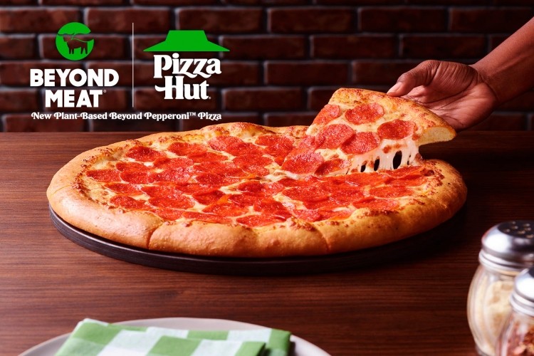 The Beyond Pepperoni Pizza will be on trial for a limited time in five cities... Image credit: Beyond Meat