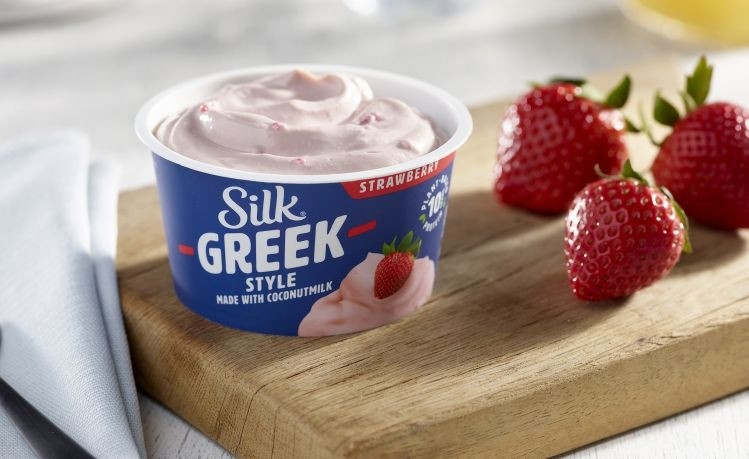 'Silk Greek is so thick, you can turn your spoon upside down, and it's not going to fall off...'  Picture credit: Danone North America