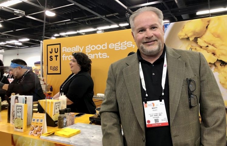 Matt Riley: “We’ve worked really hard over the last three years to bring costs down significantly. When we first launched Just Egg, it was $8. It’s $4 today...' Picture: Elaine Watson