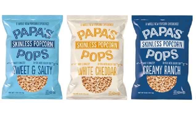 $1.25m in seed funding helps to bring skinless popcorn back to the market under Papa's Pops brand