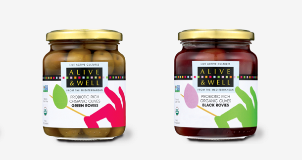 Alive & Well Olives preserve probiotics with traditional processing
