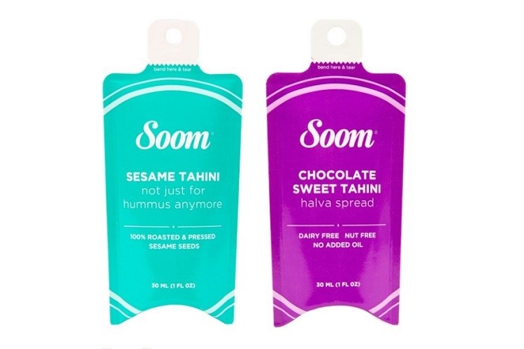 Soom Foods launches tahini squeeze packets for on-the-go snacking