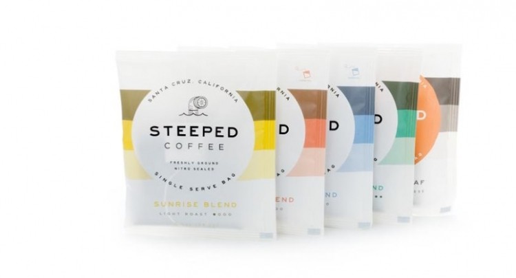 Startup Steeped takes offers a single-brew coffee option with a third of the packaging of pods