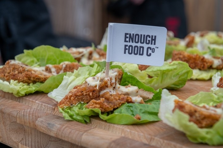 Having opened its Sas van Gent facility last year, ENOUGH has now secured €40m in funding to scale up production of its ABUNDA mycoprotein - used in meat, seafood and dairy alternatives. Image source: ENOUGH