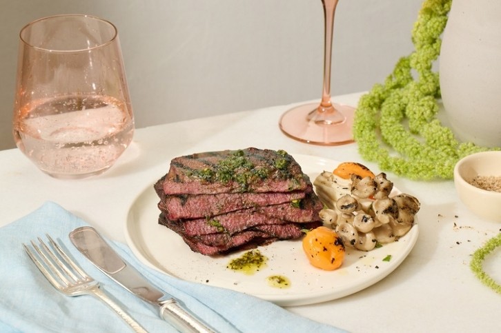 Approval of Aleph Farms' cell-based meat and plant-based hybrid is not only a first for a non-chicken cultivated product, but also marks Israel's first greenlight for cultivated meat. Image source: Aleph Farms