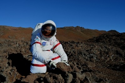 HI-SEAS astronaut Yajaira Sierra-Sastre in a photograph taken by fellow crew member  Sian Proctor